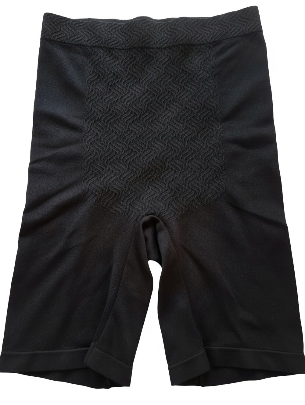 Izod Black High-Waist Textured Women’s Shaping Shorts Size M